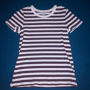 Striped ribbed shirt